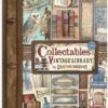 Stamperia International Vintage Library Huge Bundle: 12" X 12" Paper Pad + 12" x 12" Backgrounds Paper Pad + Collectables Paper 6"X12" + Die-Cuts + Ephemera + 2 Packs of Rub-Ons